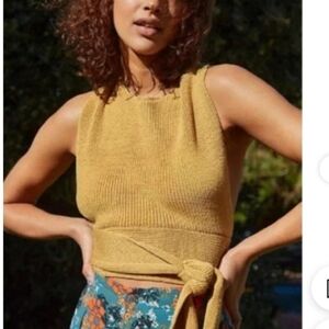 FREE PEOPLE Orchid Convertible Open-Back Sweater Tank